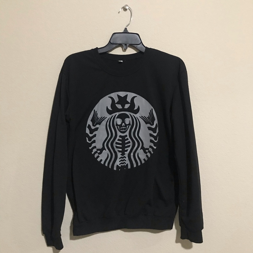 Skeleton Starbucks sweater